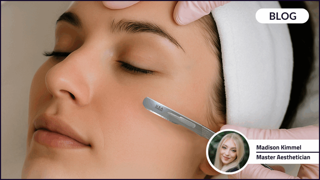 Dermaplaning myths debunked! Learn how this painless treatment removes peach fuzz and dead skin for glowing results—no thick regrowth or strict maintenance.